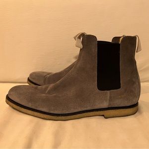 Common Projects Suede Chelsea Boot - Dark Grey